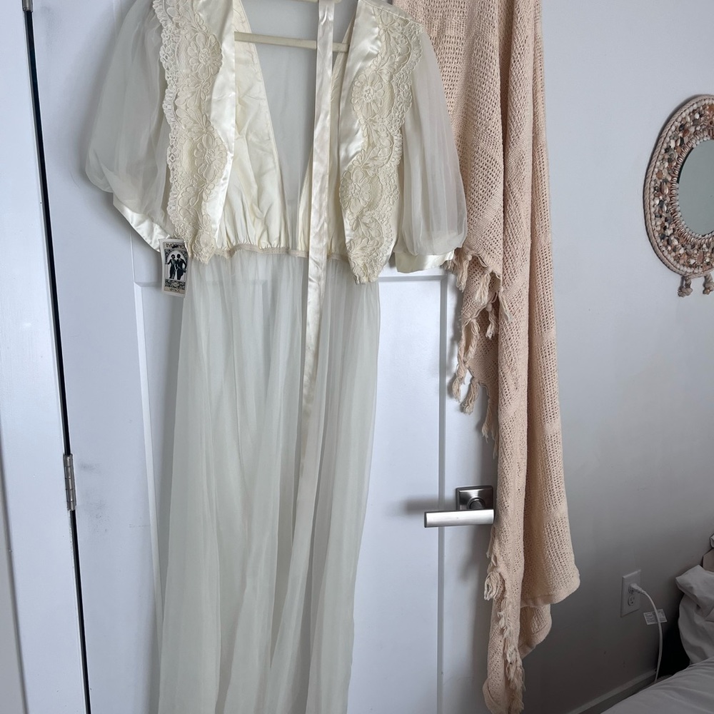 1970s Vintage Sheer Robe